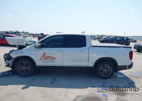2019 Honda Ridgeline Sport z USA, uszkodzony, nr VIN 5FPYK3F11KB048522